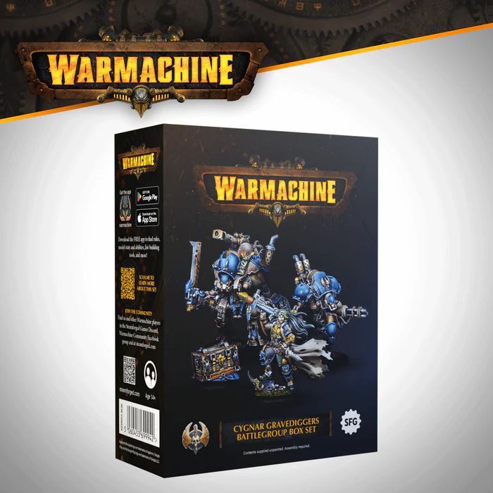 Warmachine: Cygnar - Gravediggers Battlegroup Box
