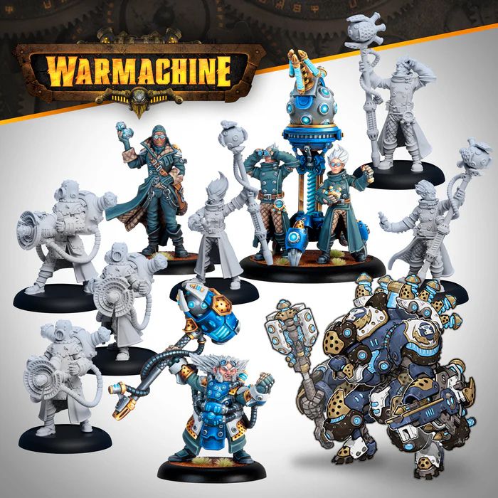 Warmachine: Cygnar - Storm Forge Command Cadre