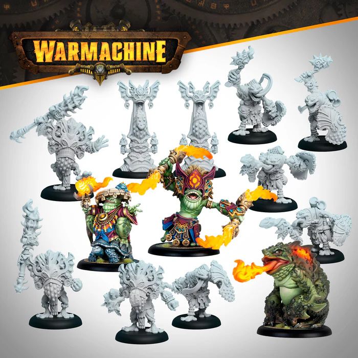Warmachine: Southern Kriels - Fire Tongue Warriors Command Cadre