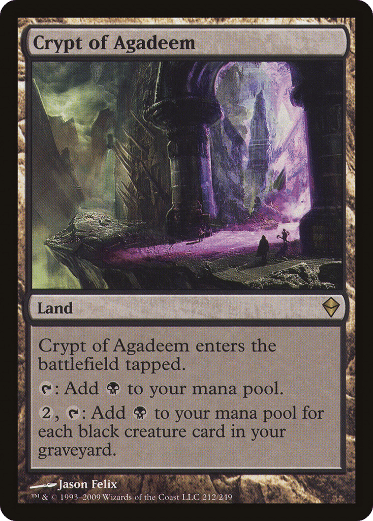 Crypt of Agadeem - Zendikar - 212
