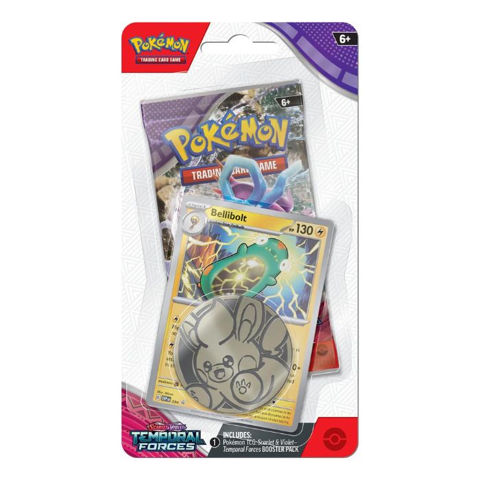 Pokémon SV5: Temporal Forces 1-Pack Checklane Blister Bellibolt