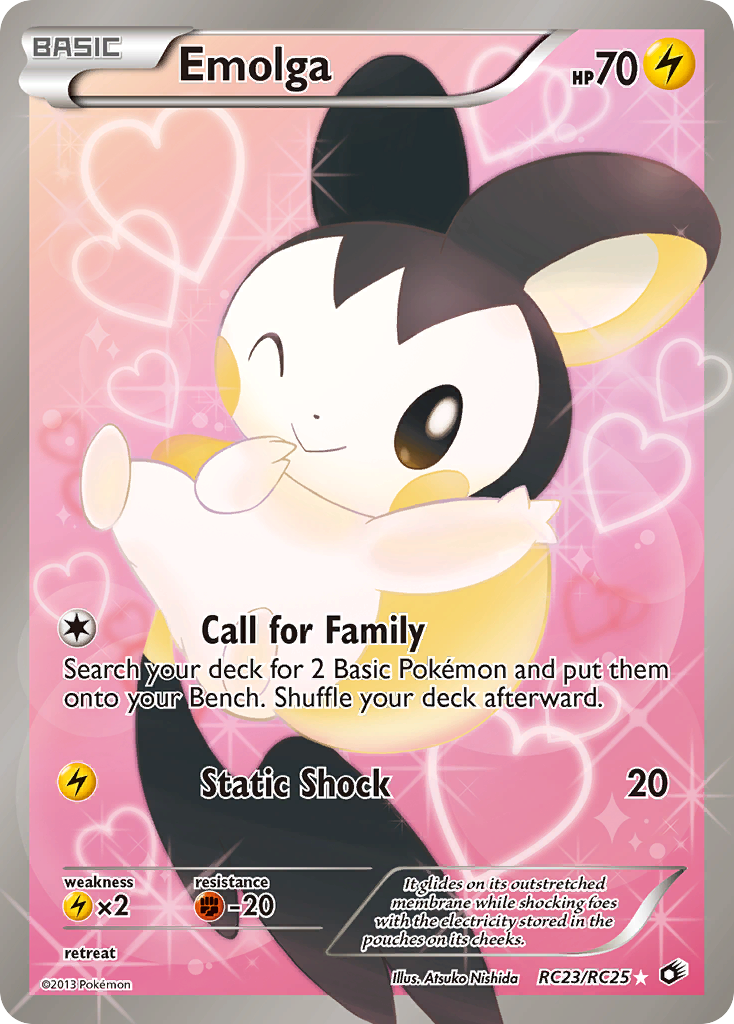 Emolga - Legendary Treasures - RC23/RC25 - Holofoil