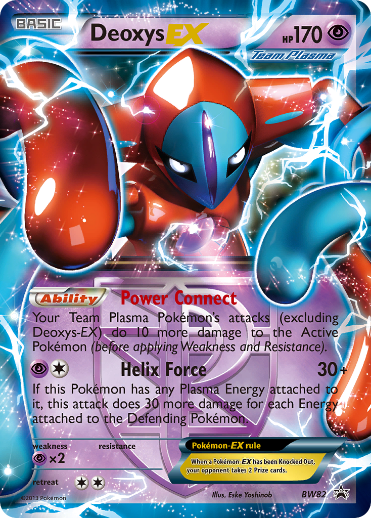 Deoxys-EX - BW Black Star Promos - BW82 - Holofoil