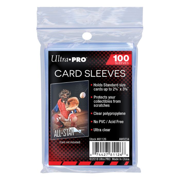 Ultra Pro Soft Sleeves Clear (100pcs)