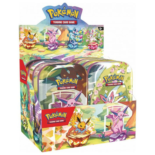 Pokemon Prismatic Evolutions Mini Tin