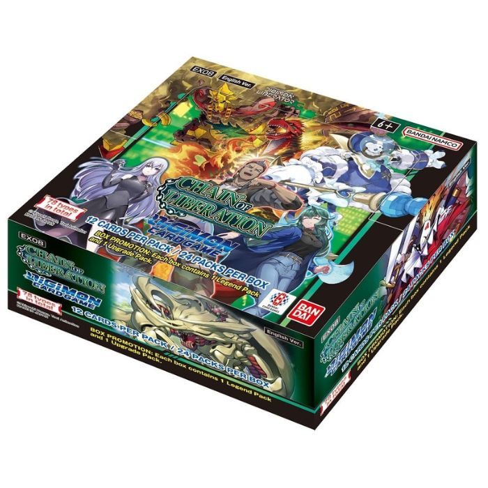 Digimon Card Game - Chain Of Liberation Booster Display