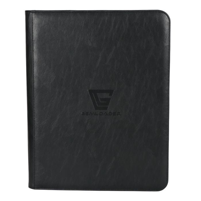 Gemloader - Premium toploader fit collector's binder - Black [216 pockets 3X3]