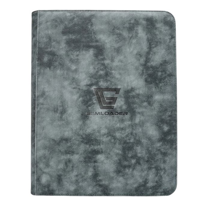 Gemloader - Premium toploader fit collector's binder - Grey [216 pockets 3X3]