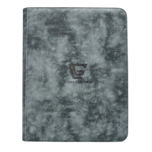 Gemloader - Premium toploader fit collector's binder - Grey [216 pockets 3X3]