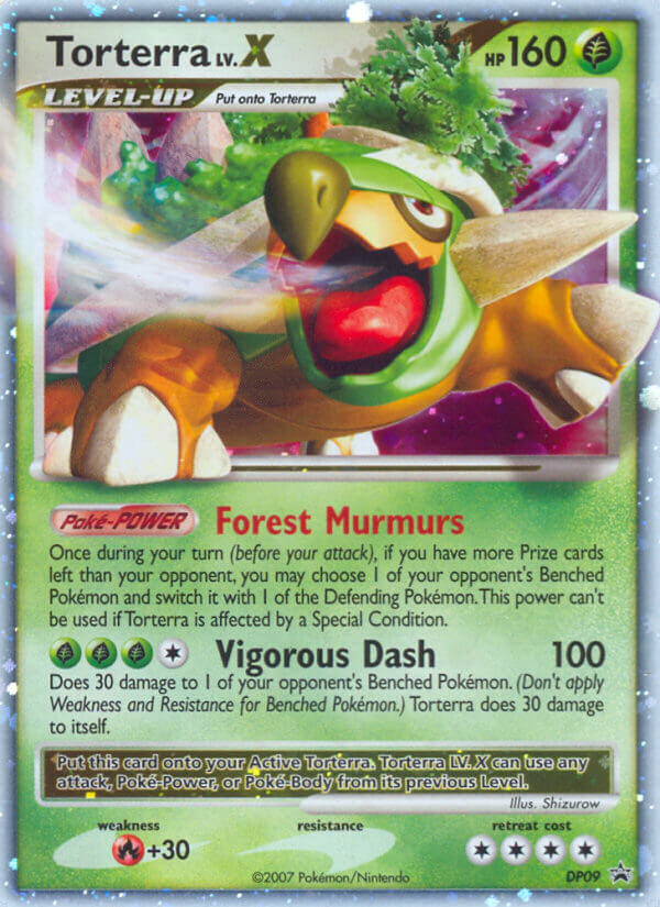 Torterra LV.X - DP Black Star Promos - DP09 - Holofoil
