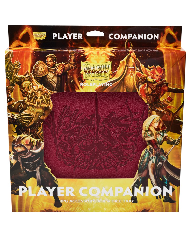 Dragon Shield RPG Player Companion - Blood Red