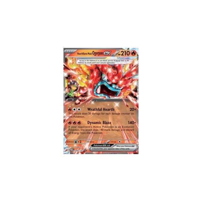 Hearthflame Mask Ogerpon ex (TWM 040)