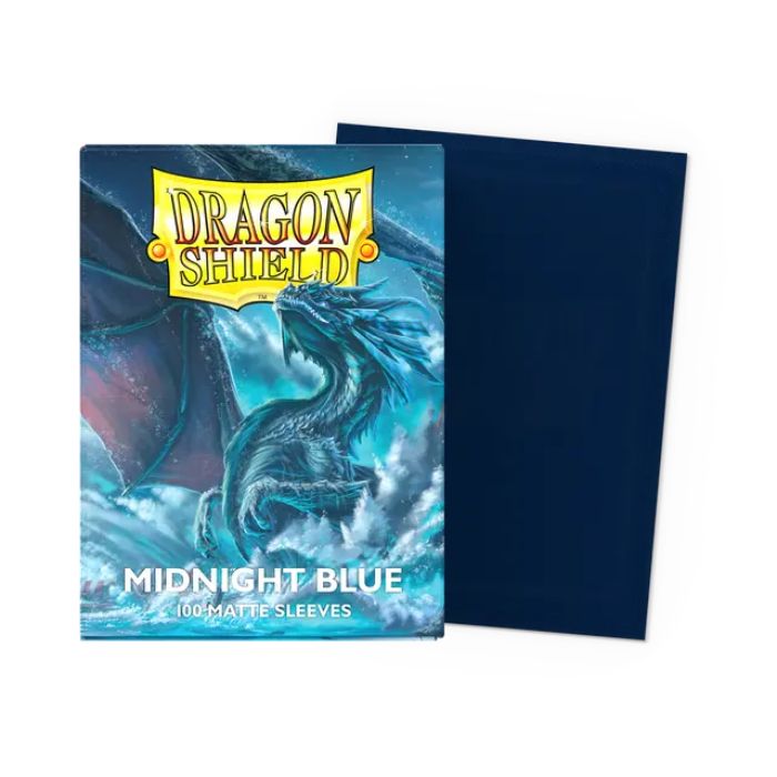 Dragon Shield - Midnight Blue Matte Sleeves (100 Sleeves)