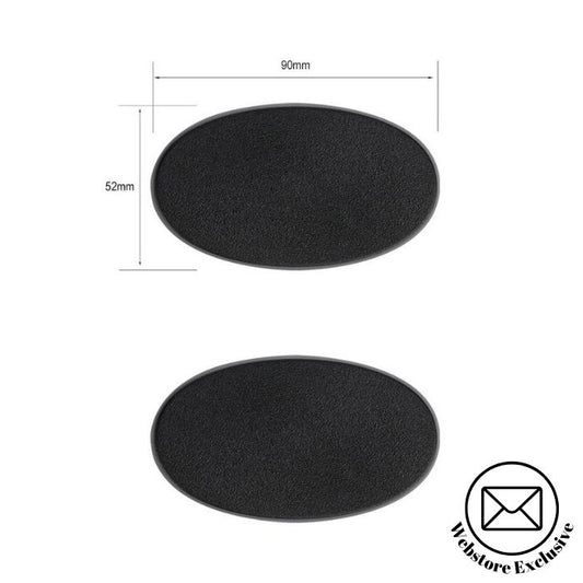 90x52mm Oval Bases