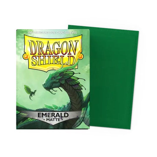 Dragon Shield - Emerald Matte Sleeves (100 Sleeves)