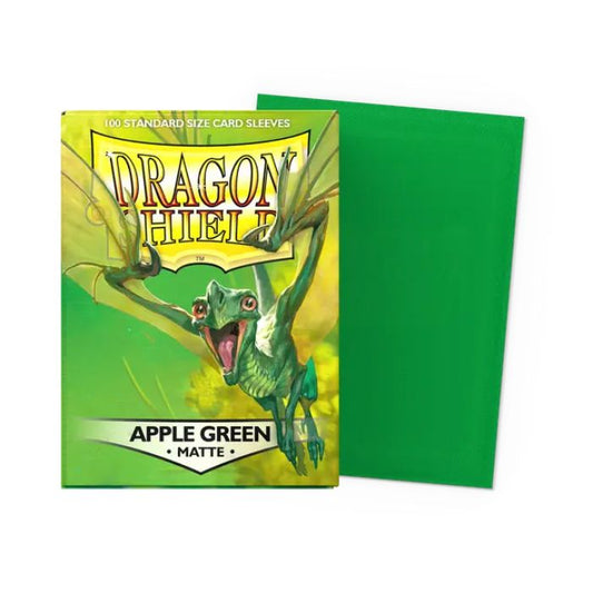 Dragon Shield - Apple Green Matte Sleeves (100 Sleeves)