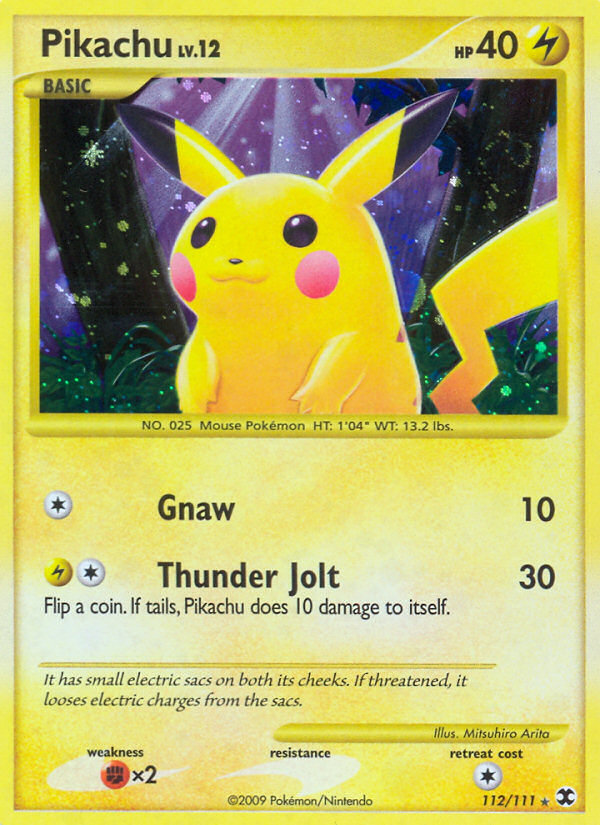 Pikachu - Rising Rivals - 112/111 - Holofoil