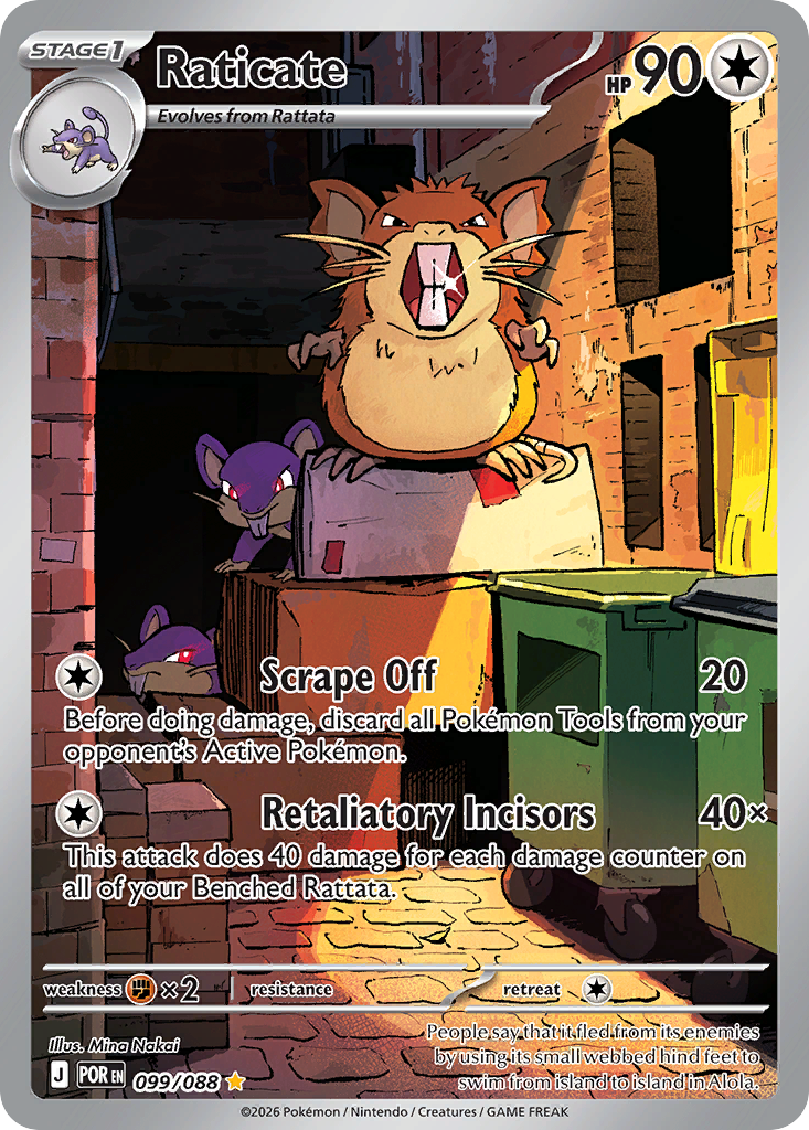 Raticate - Perfect Order - 099/088 - Holofoil