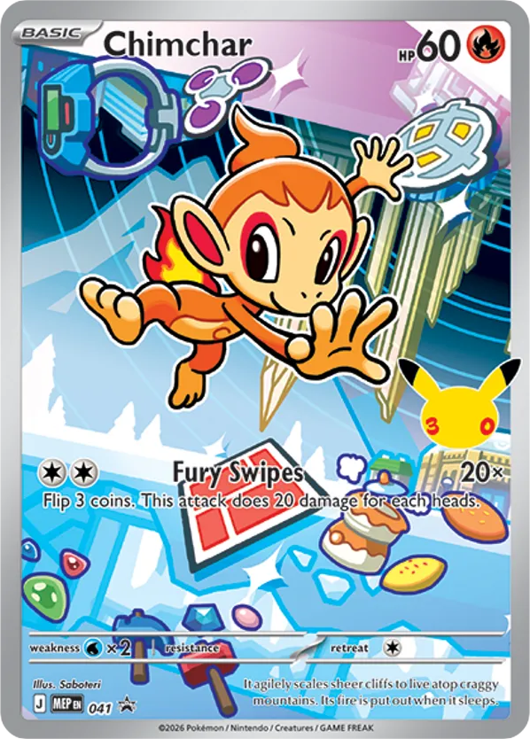 Chimchar - Mega Evolution Black Star Promos - 041 - Holofoil