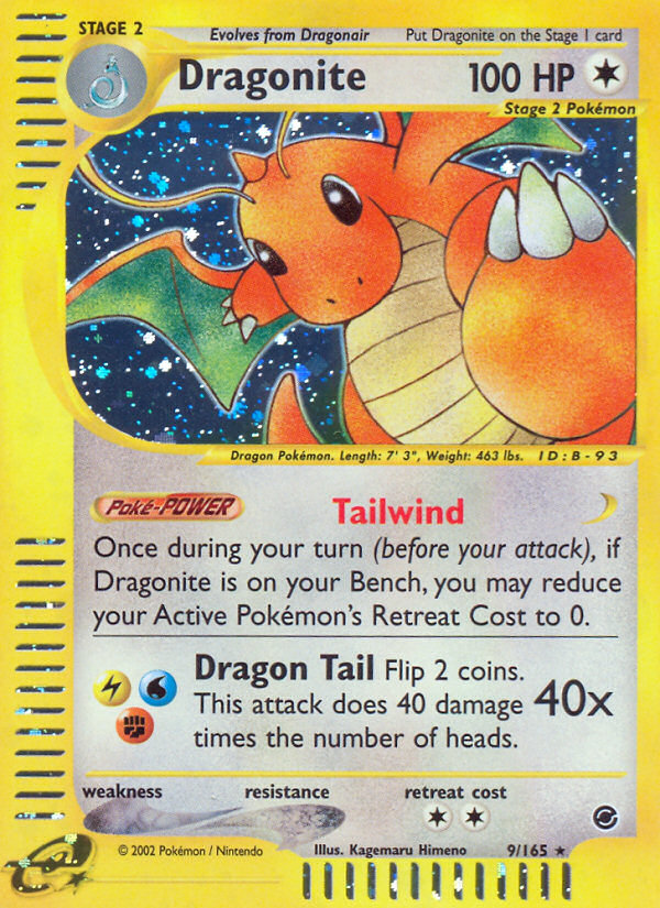 Dragonite - Expedition Base Set - 9/165 - Holofoil