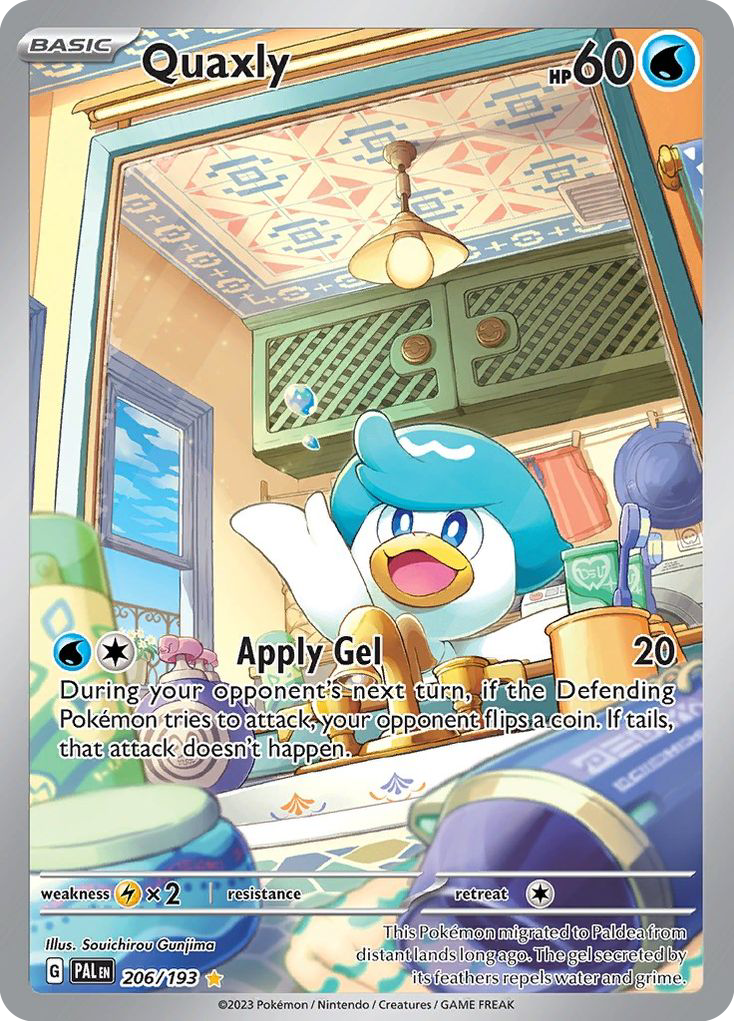 Quaxly - Paldea Evolved - 206/193 - Holofoil
