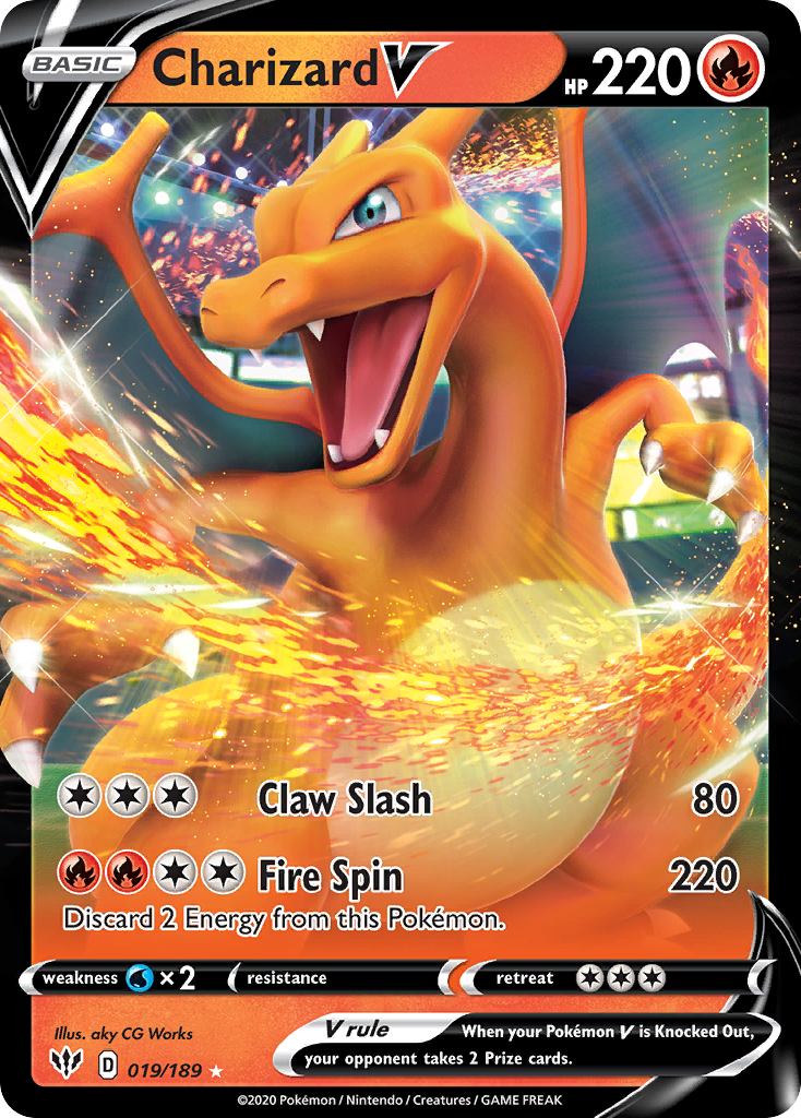 Charizard V - Darkness Ablaze - 019/189 - Holofoil