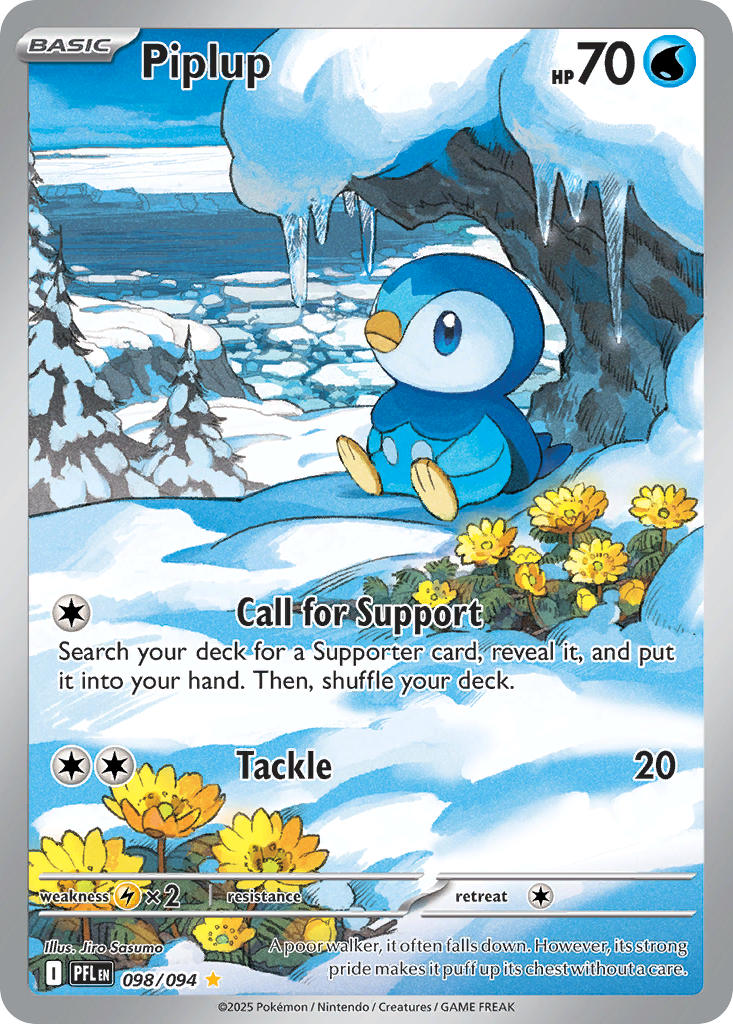 Piplup - Phantasmal Flames - 098/094 - Holofoil