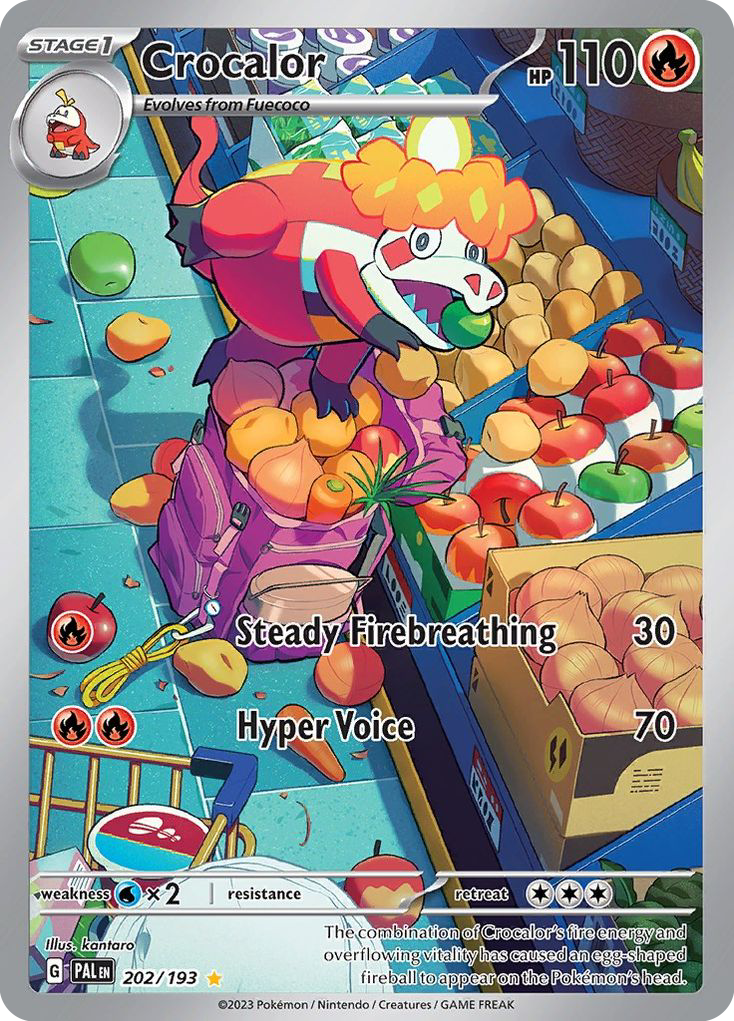 Crocalor - Paldea Evolved - 202/193 - Holofoil