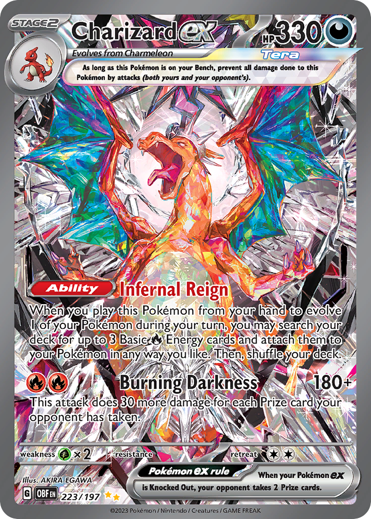 Charizard ex - Obsidian Flames - 223/197 - Holofoil