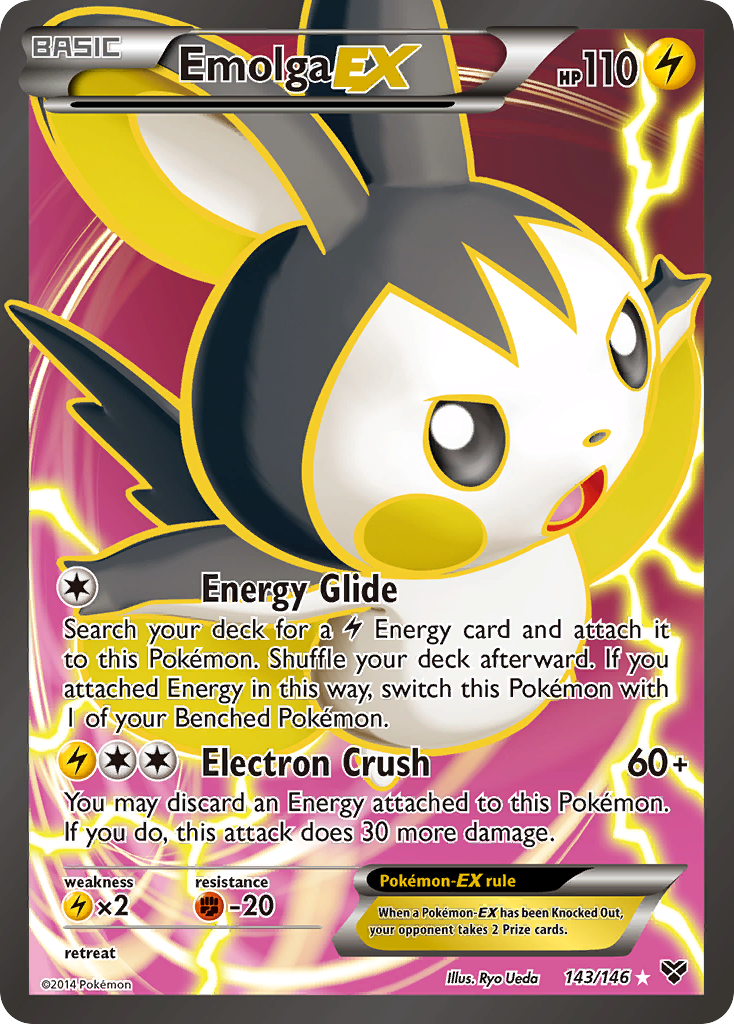 Emolga-EX - XY - 143/146 - Holofoil