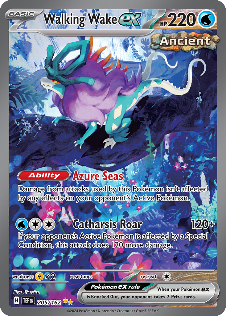 Walking Wake ex - Temporal Forces - 205/162 - Holofoil