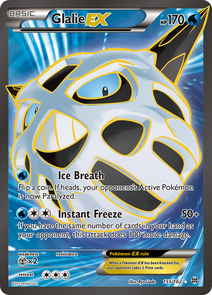 Glalie-EX - BREAKthrough - 155/162 - Holofoil