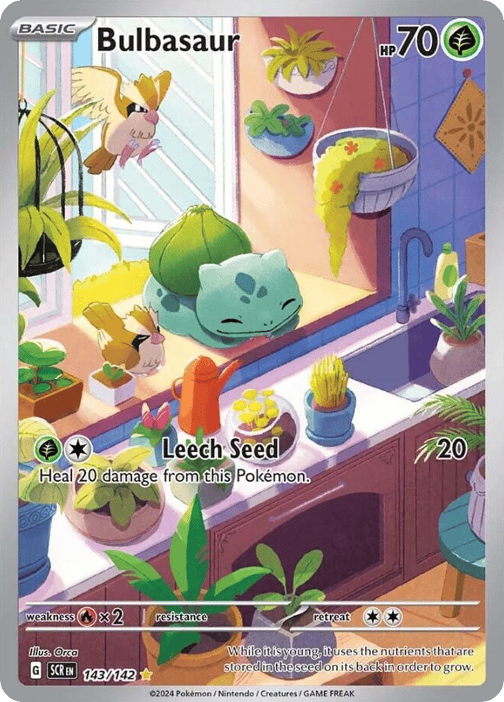 Bulbasaur - Stellar Crown - 143/142 - Holofoil