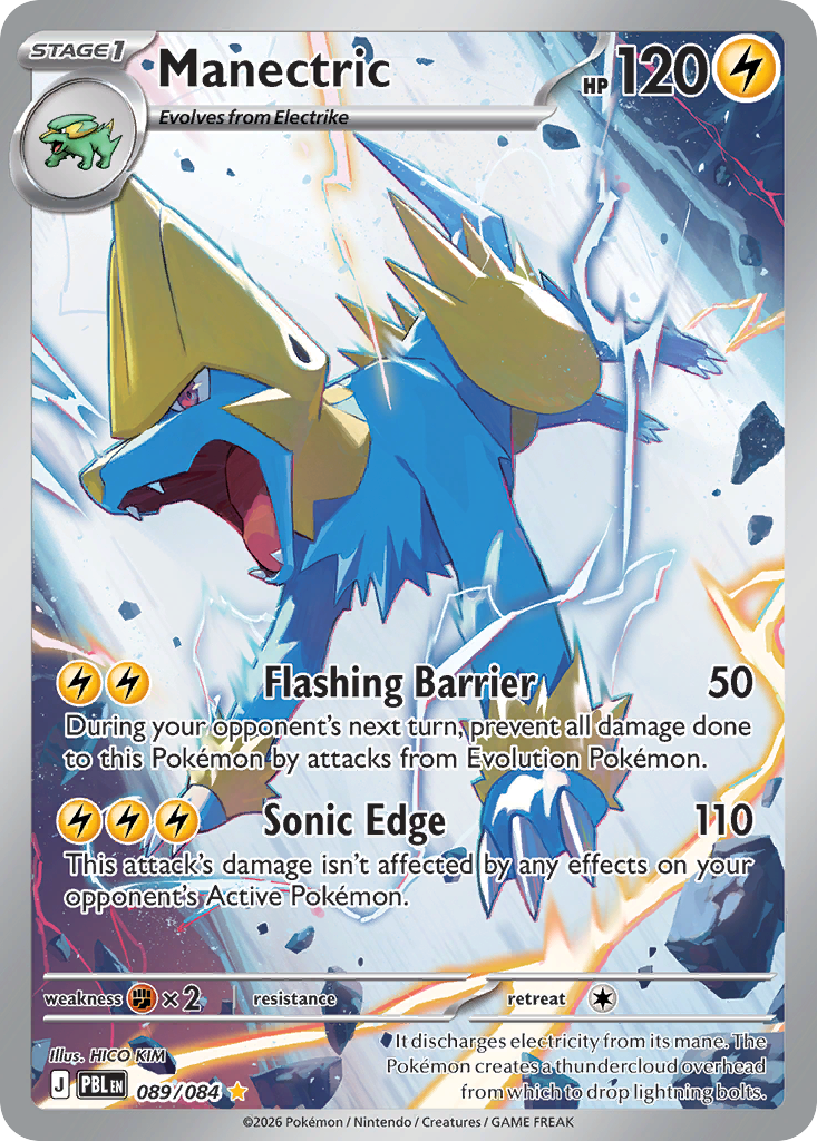 Manectric - Pitch Black - 089/084 - Holofoil