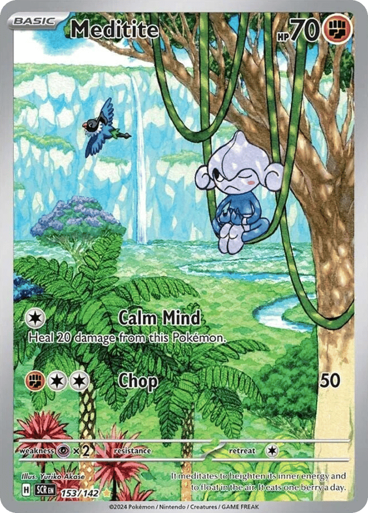 Meditite - Stellar Crown - 153/142 - Holofoil