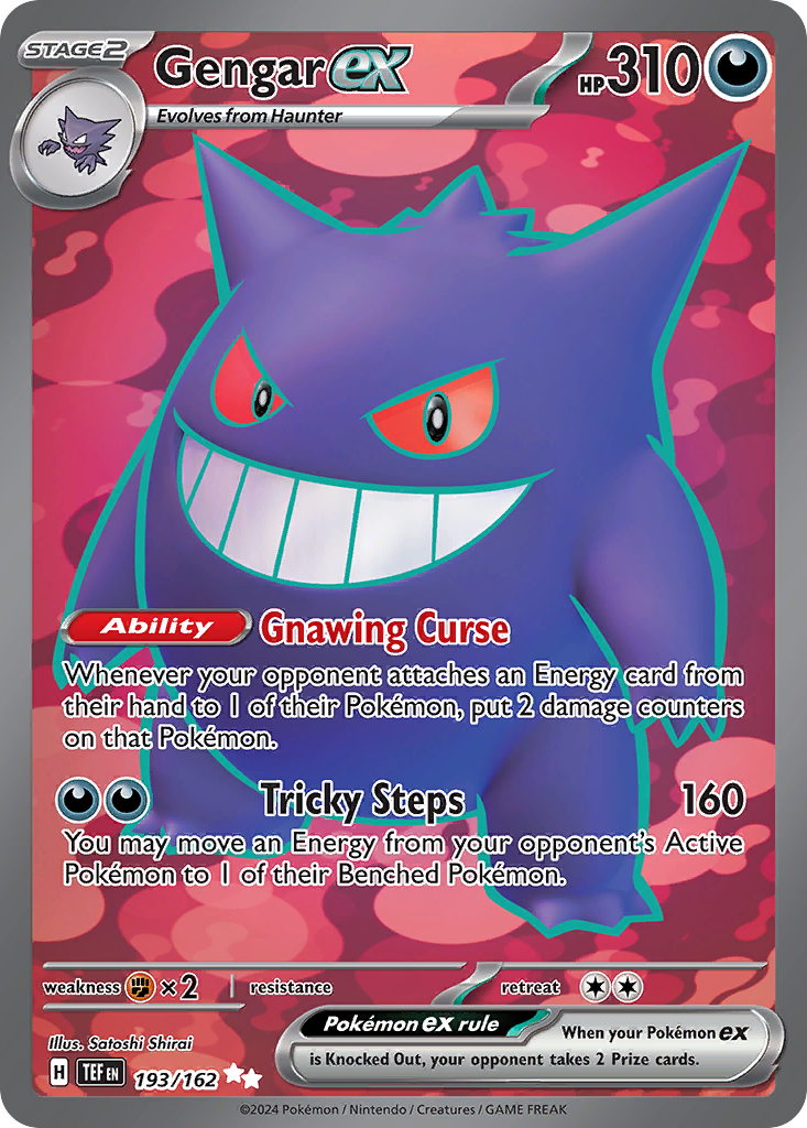 Gengar ex - Temporal Forces - 193/162 - Holofoil
