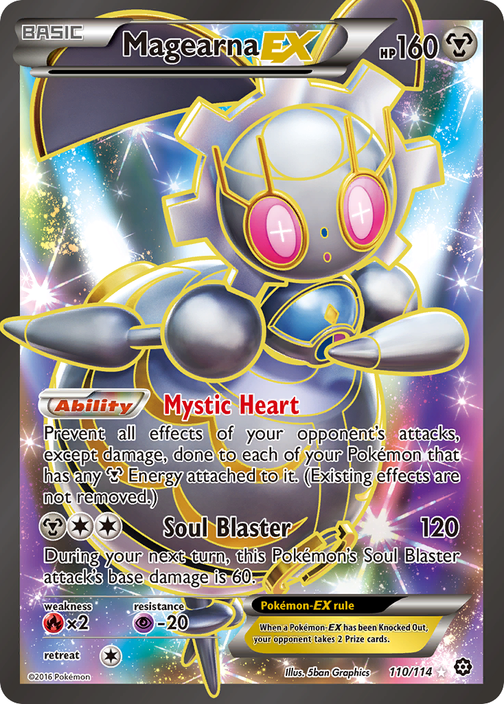 Magearna-EX - Steam Siege - 110/114 - Holofoil