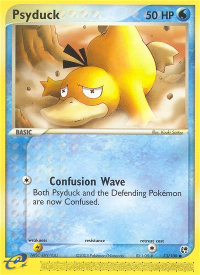 Psyduck - Sandstorm - 73/100 - Reverse Holofoil