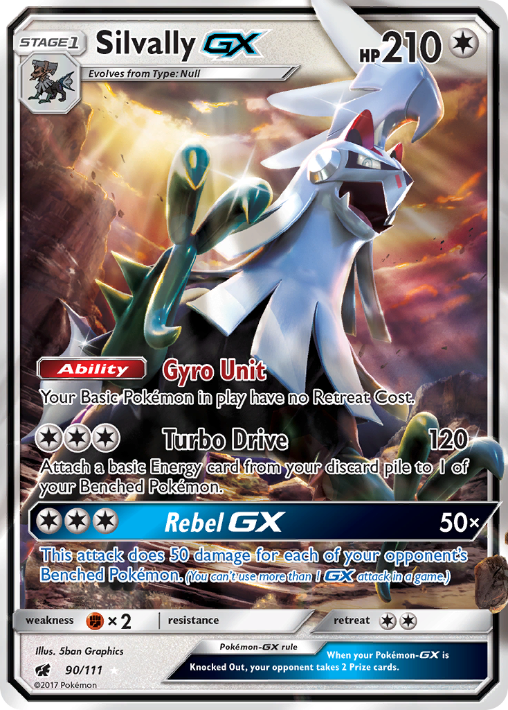Silvally-GX - Crimson Invasion - 90/111 - Holofoil