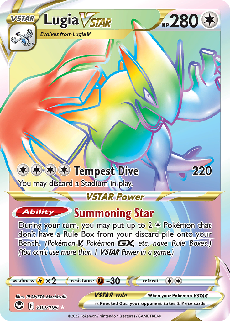 Lugia VSTAR - Silver Tempest - 202/195 - Holofoil