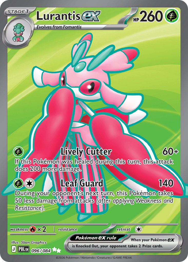 Lurantis ex - Pitch Black - 096/084 - Holofoil