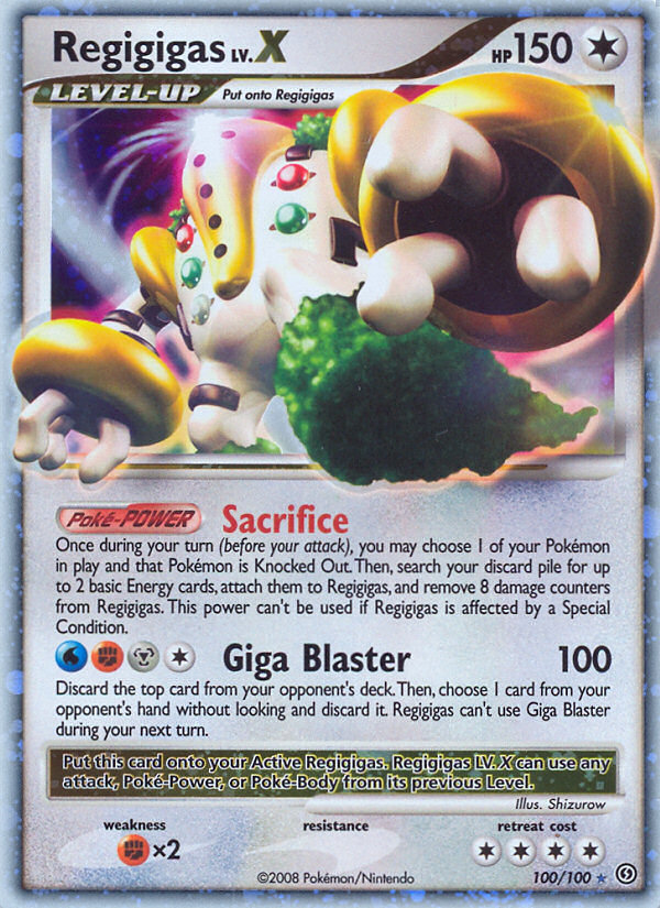 Regigigas LV.X - Stormfront - 100/100 - Holofoil