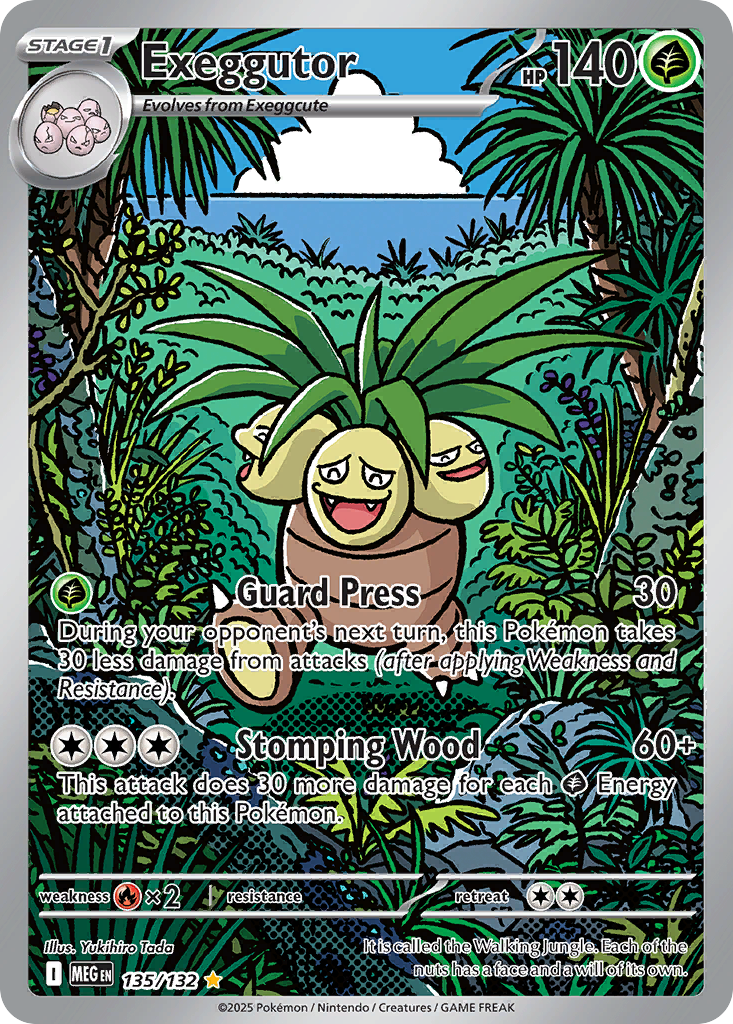 Exeggutor - Mega Evolution - 135/132 - Holofoil