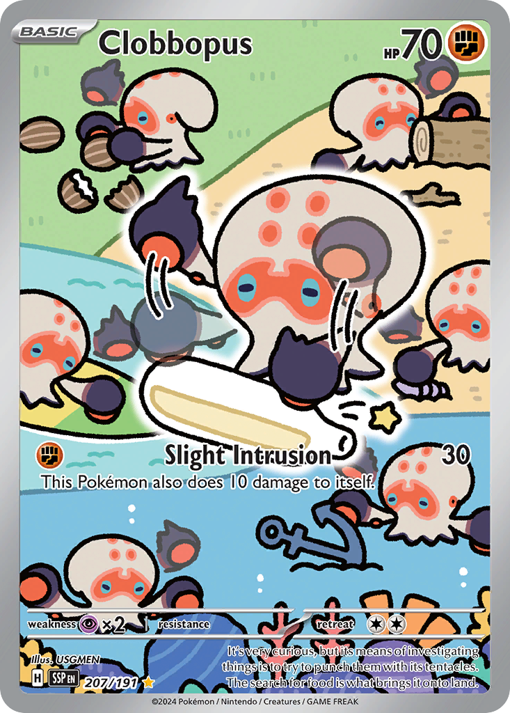 Clobbopus - Surging Sparks - 207/191 - Holofoil