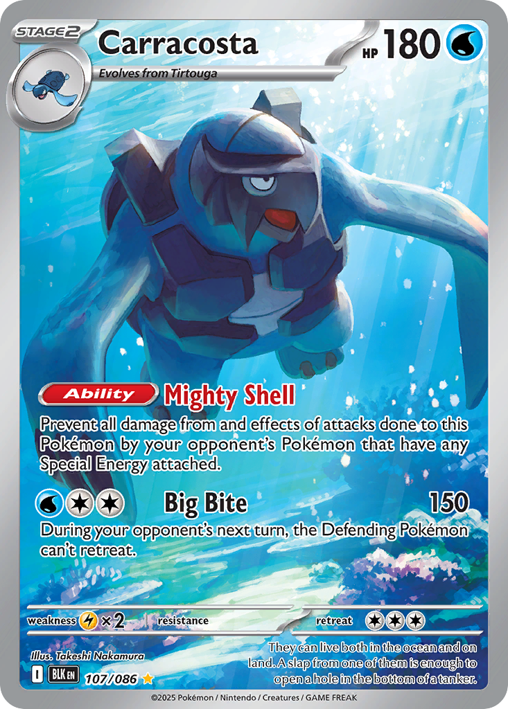 Carracosta - Black Bolt - 107/086 - Holofoil