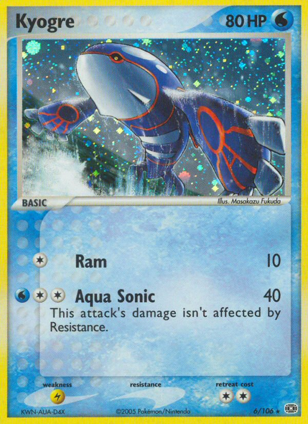 Kyogre - Emerald - 6/106 - Holofoil