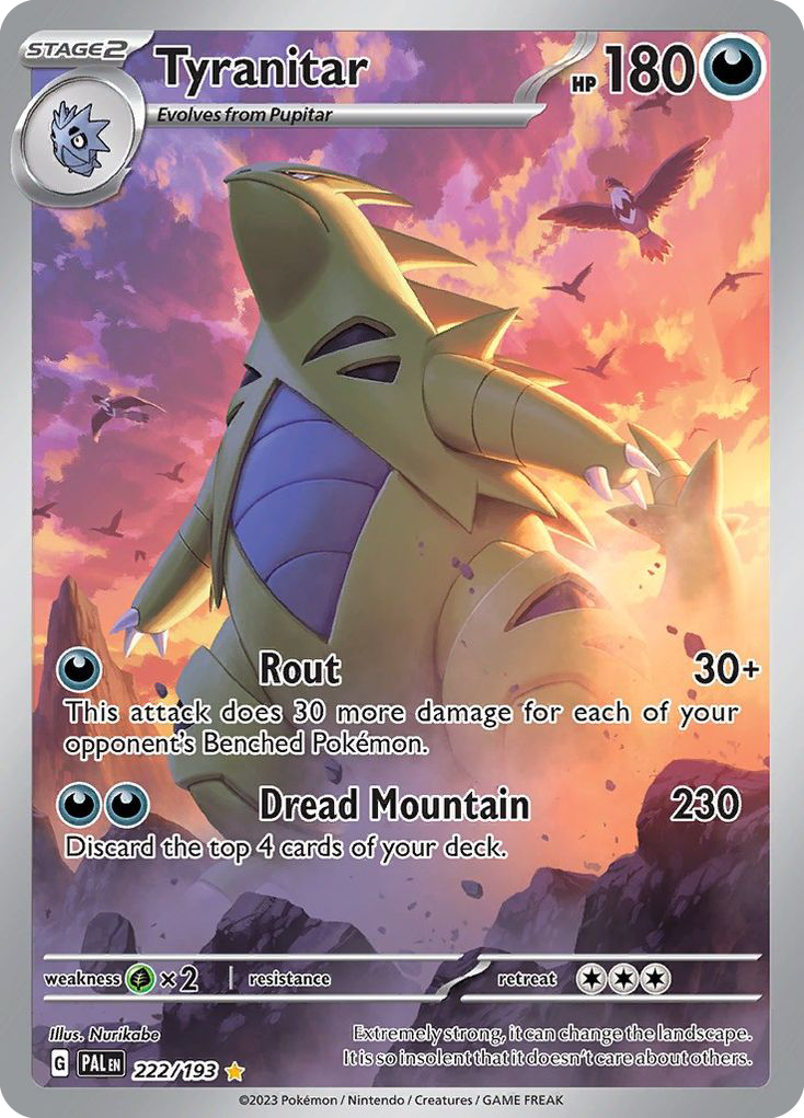 Tyranitar - Paldea Evolved - 222/193 - Holofoil