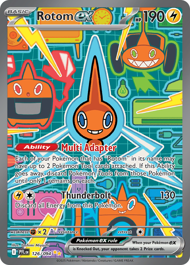 Rotom ex - Phantasmal Flames - 126/094 - Holofoil