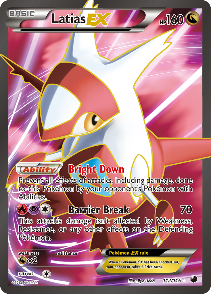 Latias-EX - Plasma Freeze - 112/116 - Holofoil