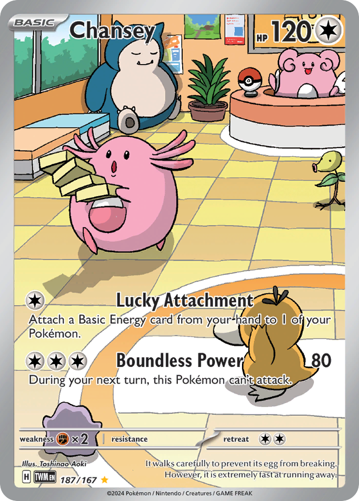 Chansey - Twilight Masquerade - 187/167 - Holofoil
